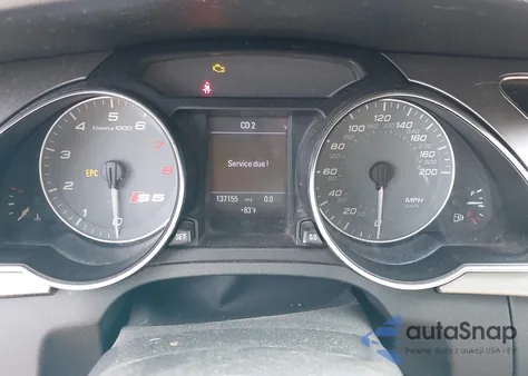 2008 Audi S5 4.2L z USA, uszkodzony, nr VIN WAURV78T98A010464